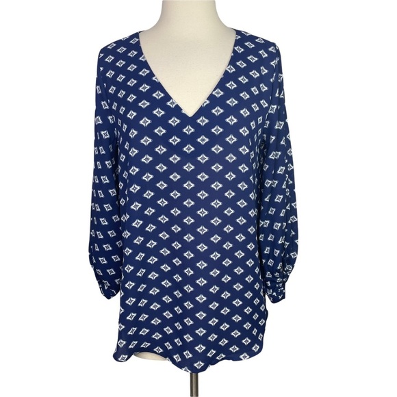 Stitch Fix l West Kei Calla Volume Sleeve Blouse, Small - Picture 2 of 10